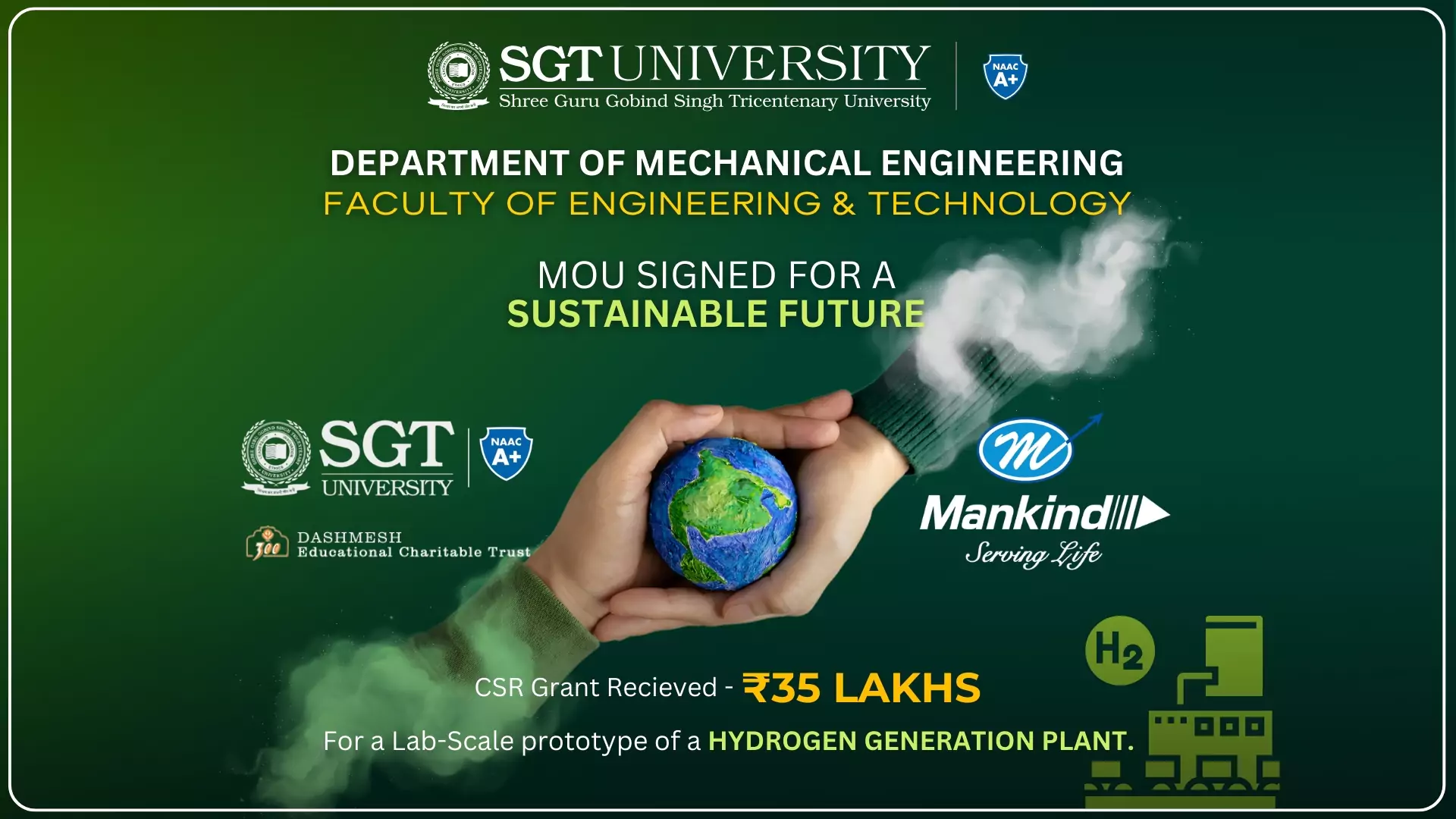 MOU Signed for Sustainable Future