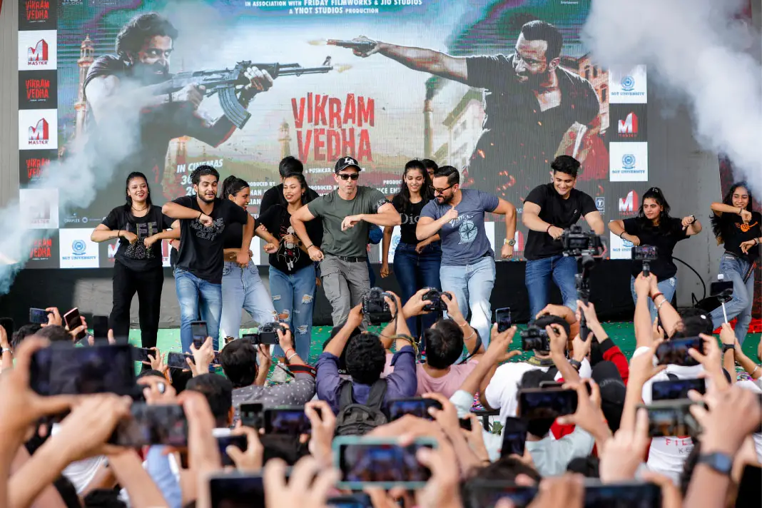 Hrithik and saif ali khan at SGT